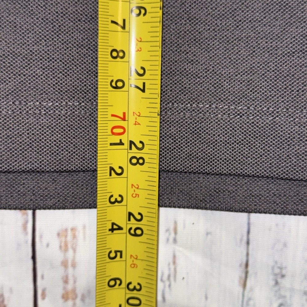 Nordstrom Tech-Smart Performance Polo Shirt Mens XL Charcoal Short Sleeve Golf - Picture 3 of 4